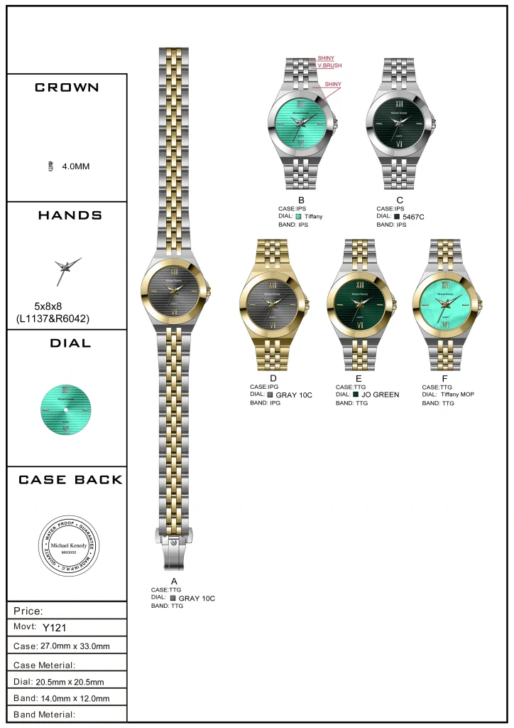 ساعت زنانه مایکل کندی مدل MK1032